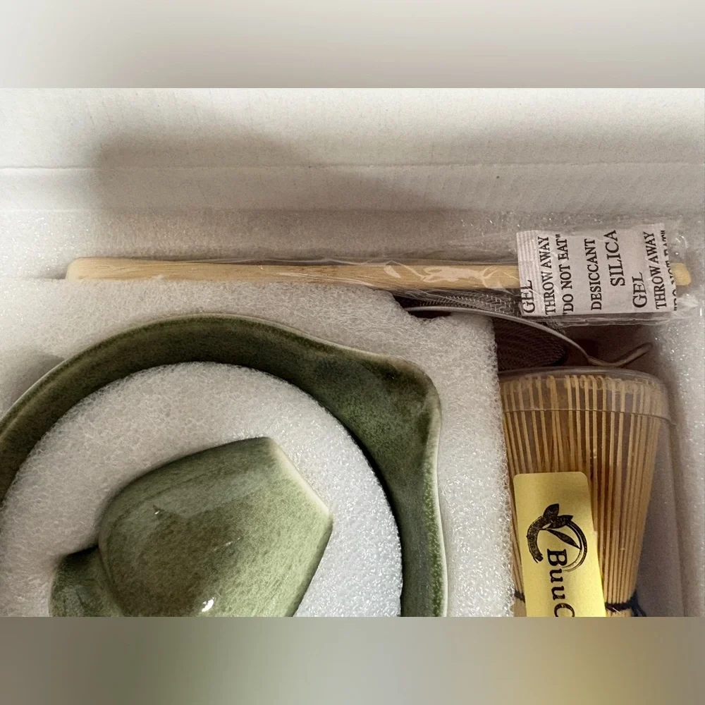 NEW 5 Pcs Jade Green Matcha Kit for Matcha Lover
